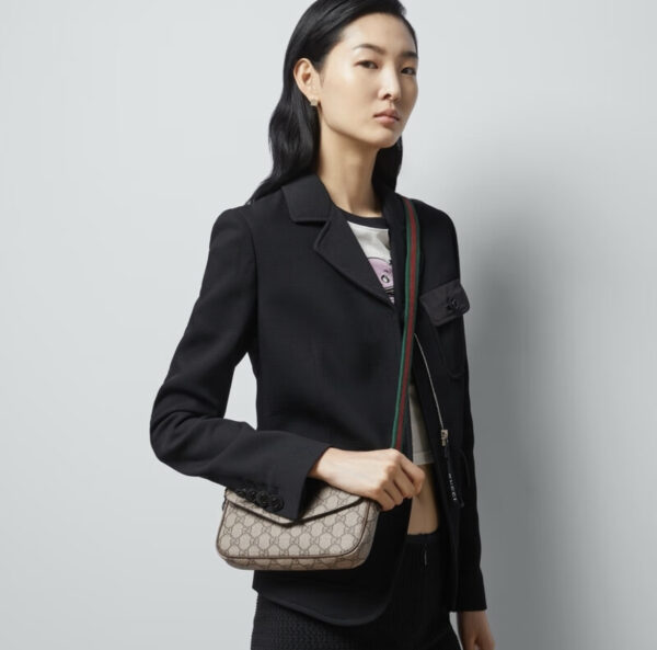 gucci Ophidia series mini handbag shoulder bag crossbody bag envelope bag style number 764961961WG8745