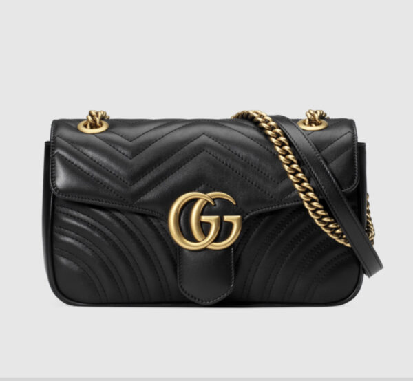 gucci Marmont Series Small Quilted Women's Shoulder Backpack Crossbody Bag Style 443497DTDIT1000