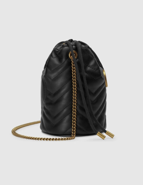 gucci Marmont series chain mini women's bucket bag crossbody bag model number 575163DDRT1000