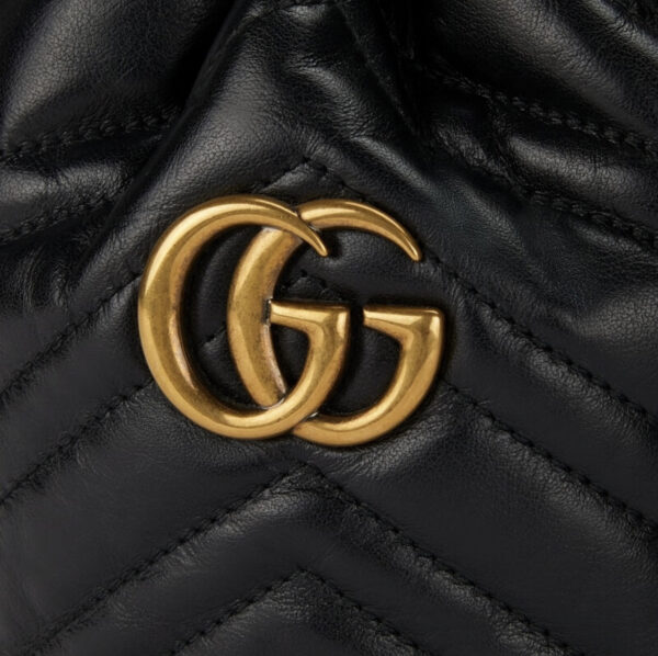 gucci Marmont series chain mini women's bucket bag crossbody bag model number 575163DDRT1000