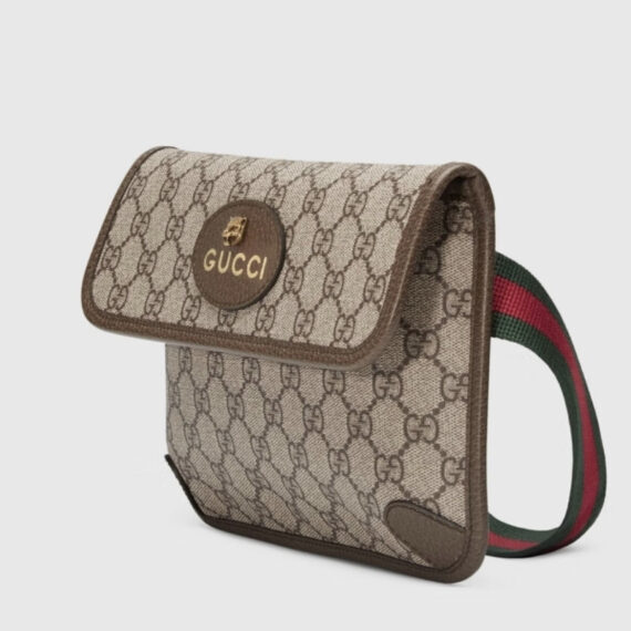 gucci Supreme canvas waist bag crossbody bag tiger head bag model number 4939309C2VT8745