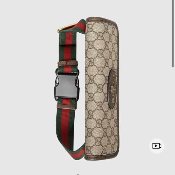 gucci Supreme canvas waist bag crossbody bag tiger head bag model number 4939309C2VT8745 - Image 6