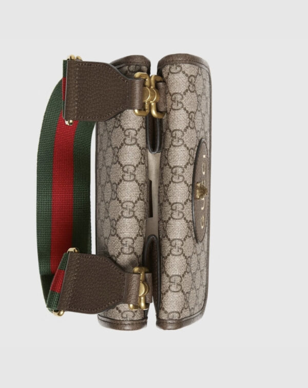 gucci Supreme Canvas Small Postman Bag Tiger Head Bag Style Number 5010509C2VT8745