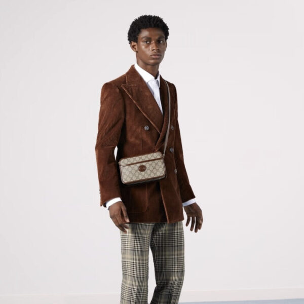 gucci Interlocking Double G Mini Handbag Shoulder Backpack Postman Bag Style 65857292TCG8563