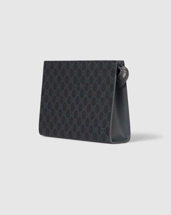 gucci Grey rolled edge GG hand-held bag style number 768255FACQC1048