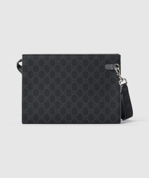 gucci Grey rolled edge GG hand-held bag style number 768255FACQC1048