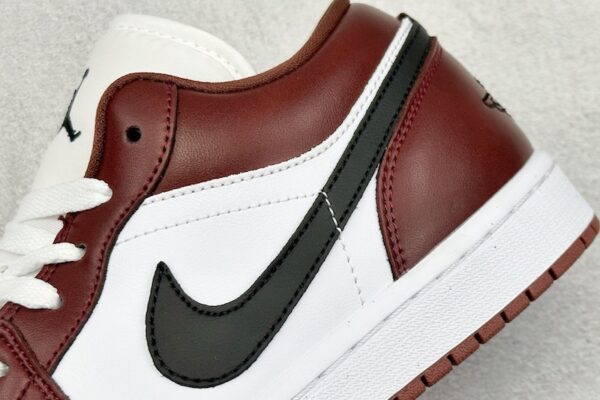 Nike White red and black toe shoes AJ1 low cut casual board shoes official item number: hf3148102