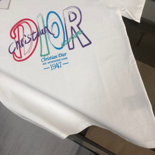Dior T-shirt round neck short sleeved  made pure cotton ﻿