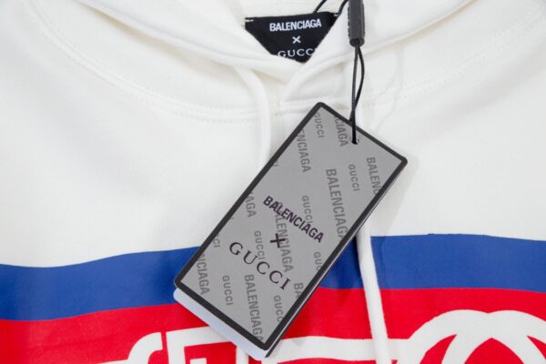 gucci Co branded FW Autumn/Winter Collection Co branded Logo Color blocked Logo Printed Hoodie