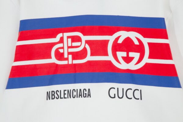 gucci Co branded FW Autumn/Winter Collection Co branded Logo Color blocked Logo Printed Hoodie
