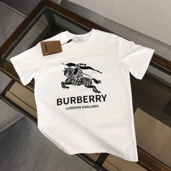 Burberry Summer new round neck short sleeved T-shirt