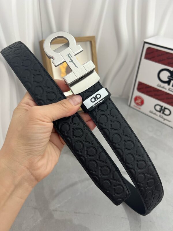 Cowhide Belt 100% Head Layer Cowhide Belt 24K Pure Steel Buckle Width 3.5CM Size: 105-125