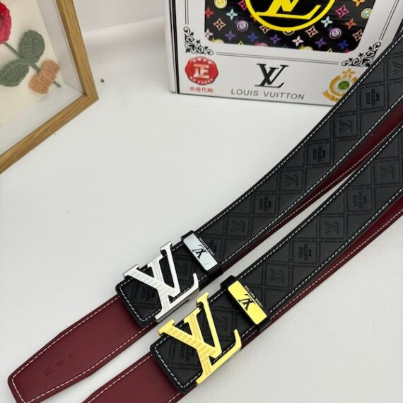 Cowhide Belt 100% Head Layer Cowhide Belt 24K Pure Steel Buckle Width 3.8CM