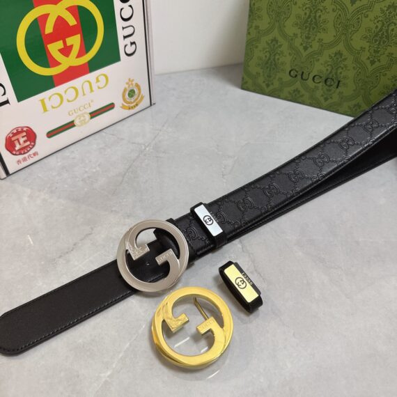 Original quality and exquisite workmanship of cowhide belt counter, fashionable brand width of 3.8CM
