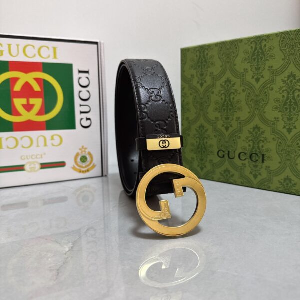 Original quality and exquisite workmanship of cowhide belt counter, fashionable brand width of 3.8CM