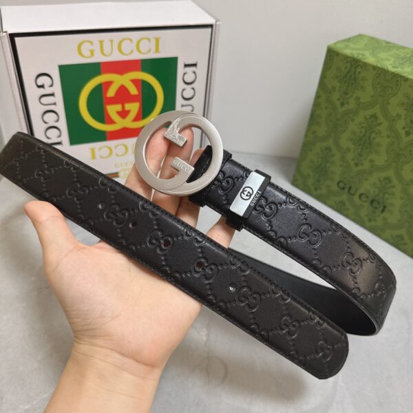 Original quality and exquisite workmanship of cowhide belt counter, fashionable brand width of 3.8CM