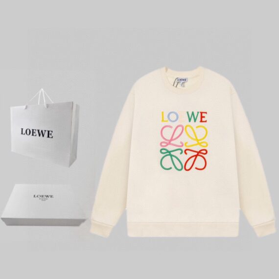 Loewe pullover Hoodies perfect oversized autumn man womens hoodys sweater sports round neck long sleeve ﻿