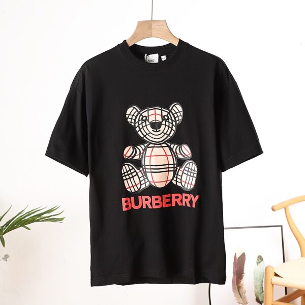 Burberry T-shirt Summer New Cute Bear Printed