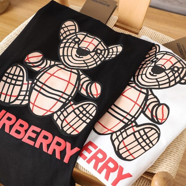 Burberry T-shirt Summer New Cute Bear Printed