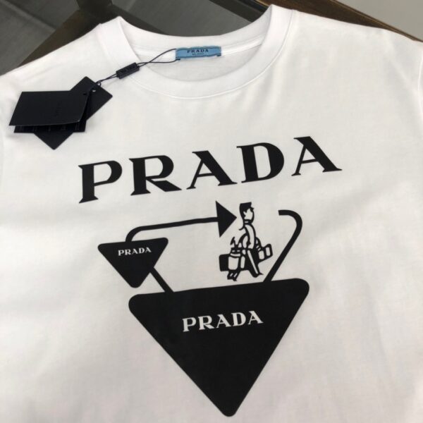 PRADA T-shirt New Traveler Element Triangle Pattern