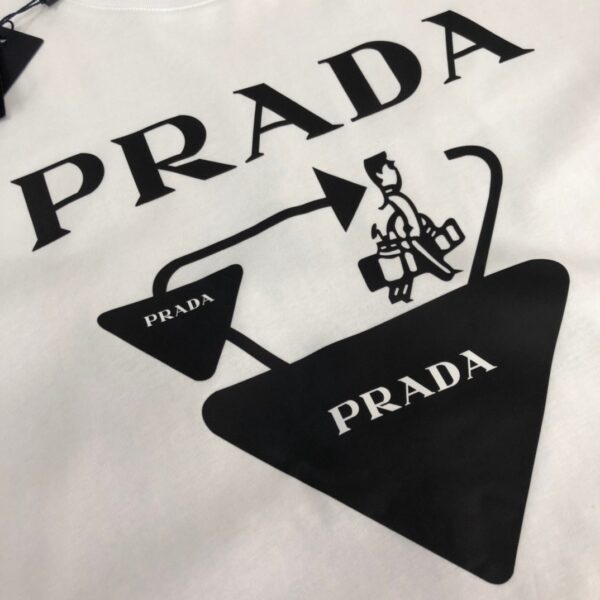 PRADA T-shirt New Traveler Element Triangle Pattern