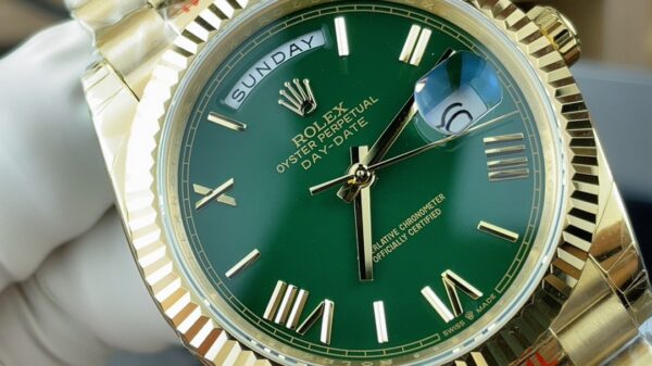 Rolex watch Swiss movement sapphire fiberglass