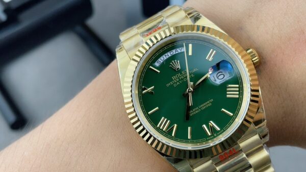 Rolex watch Swiss movement sapphire fiberglass