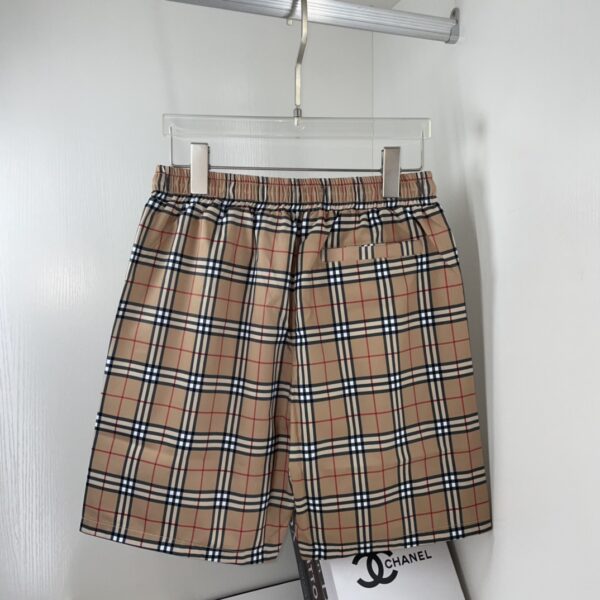 Burberry shorts Classic checkered mens leisure sports