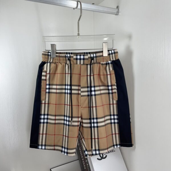 Burberry shorts Classic checkered mens leisure sports