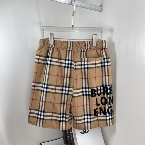 Burberry shorts Classic checkered mens leisure sports