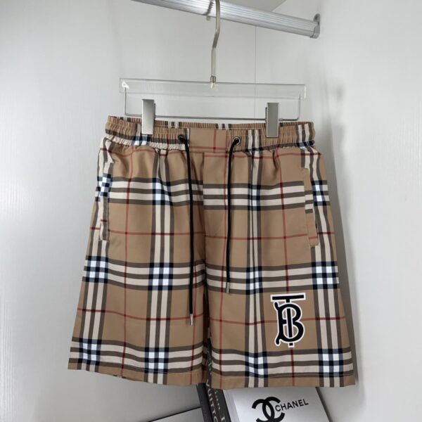 Burberry shorts Classic checkered mens leisure sports