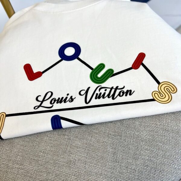 Louis Vuitton T-shirt letter pattern  for both men and women