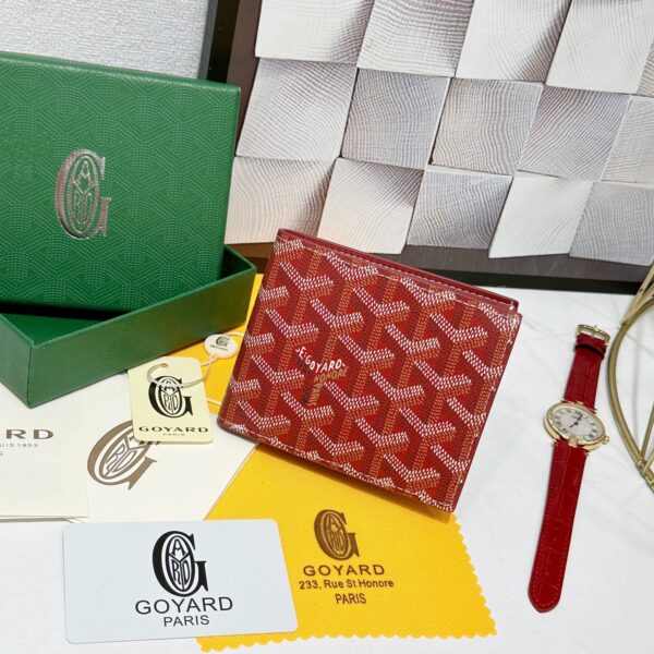 Goyard Wallet Men's Women's Foldable with Slot Passport Clip
