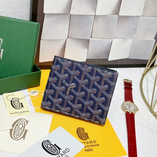 Goyard Wallet Men's Women's Foldable with Slot Passport Clip