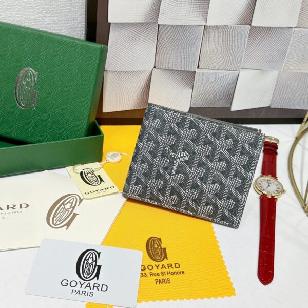 Goyard Wallet Men's Women's Foldable with Slot Passport Clip