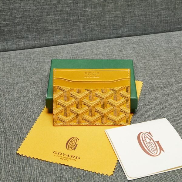 Goyard card holder wallet leather coin womens and mens bag