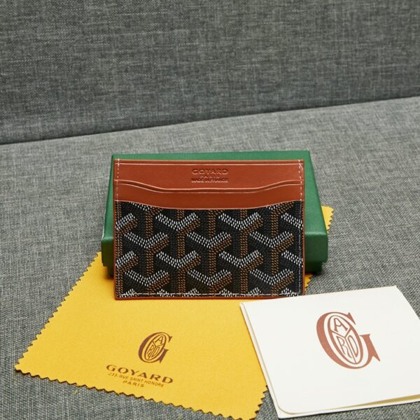 Goyard card holder wallet leather coin womens and mens bag