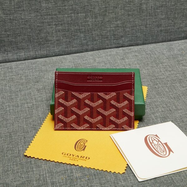 Goyard card holder wallet leather coin womens and mens bag