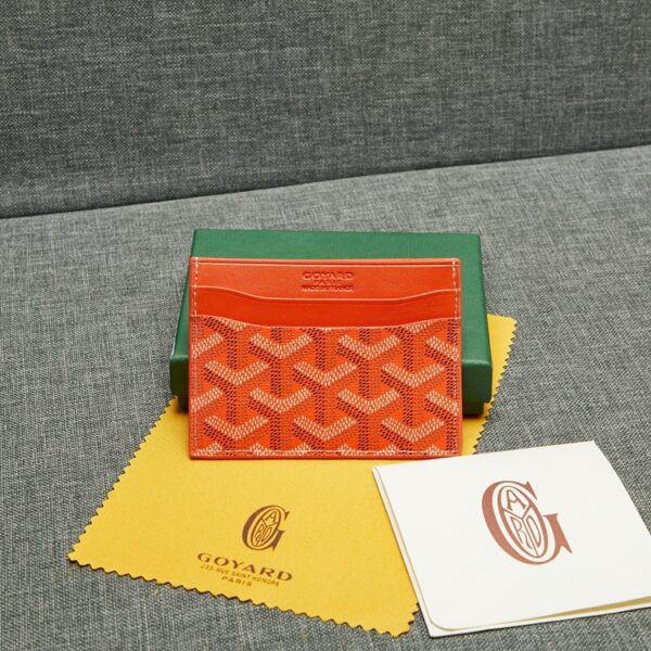 Goyard card holder wallet leather coin womens and mens bag