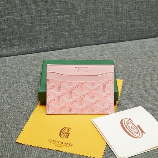 Goyard card holder wallet leather coin womens and mens bag